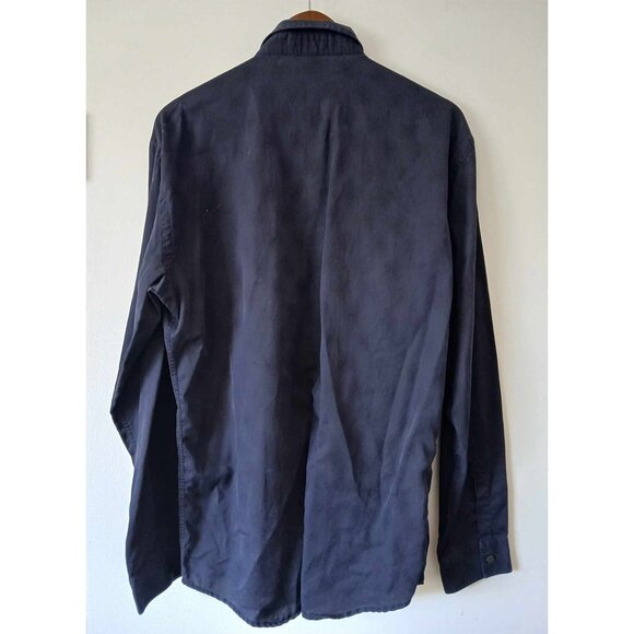 VERSACE - Textured navy shirt - Sz 52 - Picture 3 of 6